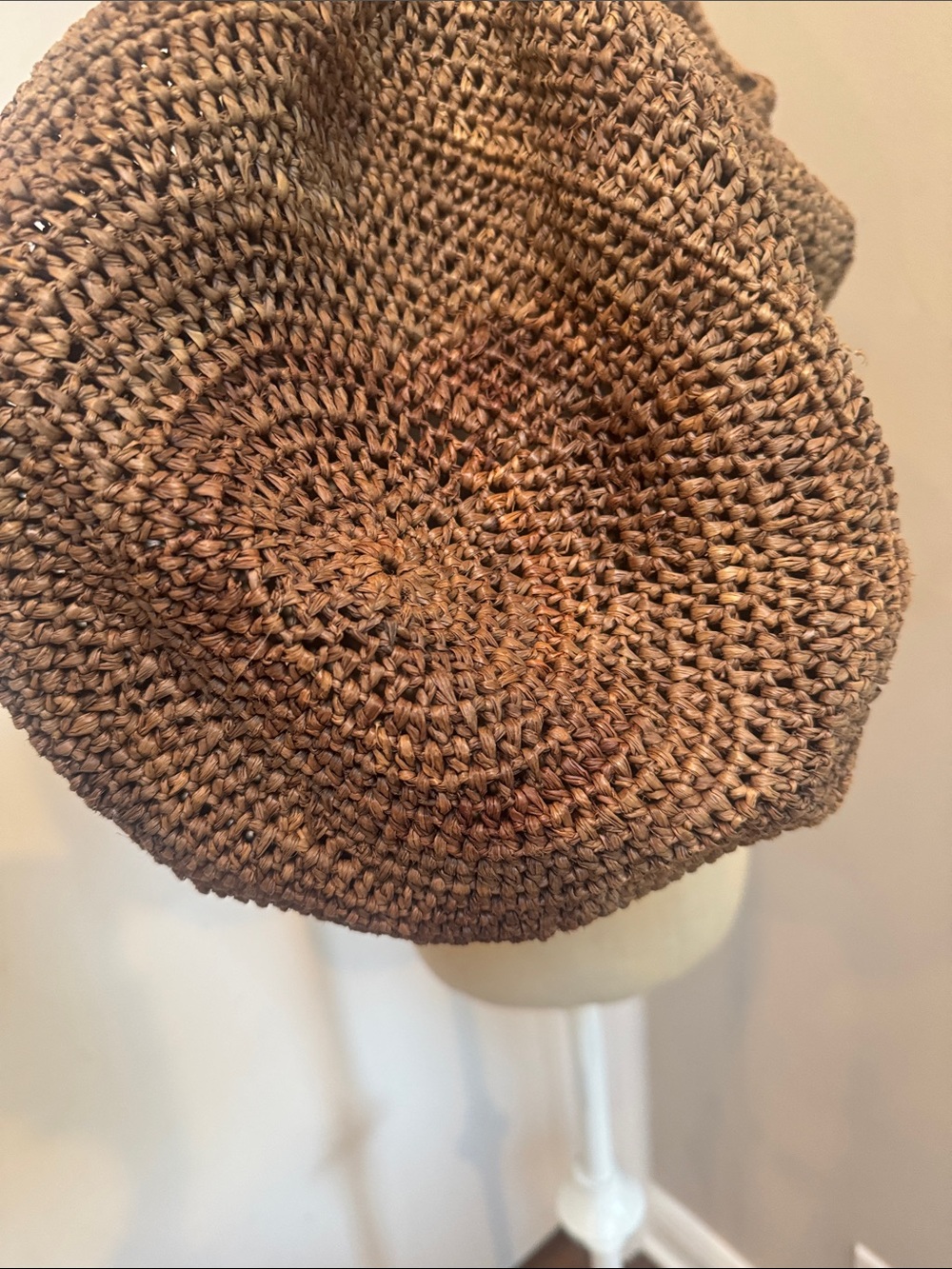 Helen Kaminski Raffia Chrochet  Sac Shoulder Tote Bag - Picture 3 of 6